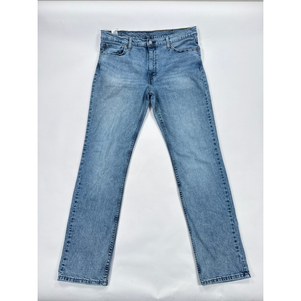 Levis Mens 511 Slim Jeans 38x32 Blue‎ Light Wash Stretch Denim Casual Pants